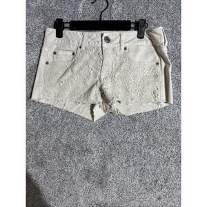 Aeropostale Shorts Womens Size 4 Crochet Boho Cottagecore Y2K Inspired Festival